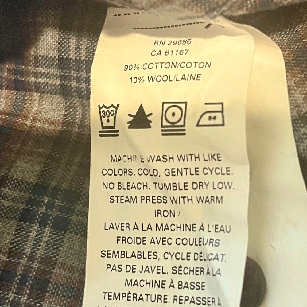 Pendleton Mills, Landry Plaid Button Down Shirt 9… - image 4